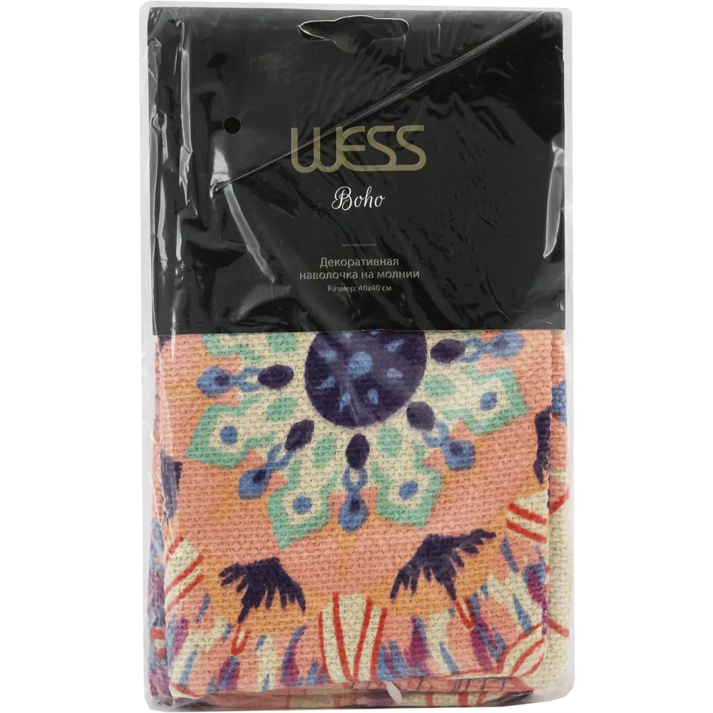 Наволочка декоративная Boho, 40x40 см, цвет розовый 82041960 STLM-2132736 Santreyd - Вид №3