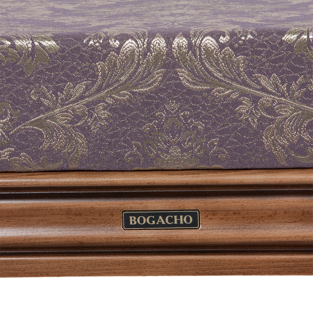17106 Банкетка Флоренция Орех Флора Лилак BOGACHO 4627174557664 - Вид №4