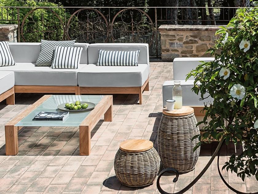 Il Giardino di Legno Круглый садовый столик из лозы Bongo Bong0469 - Вид №2