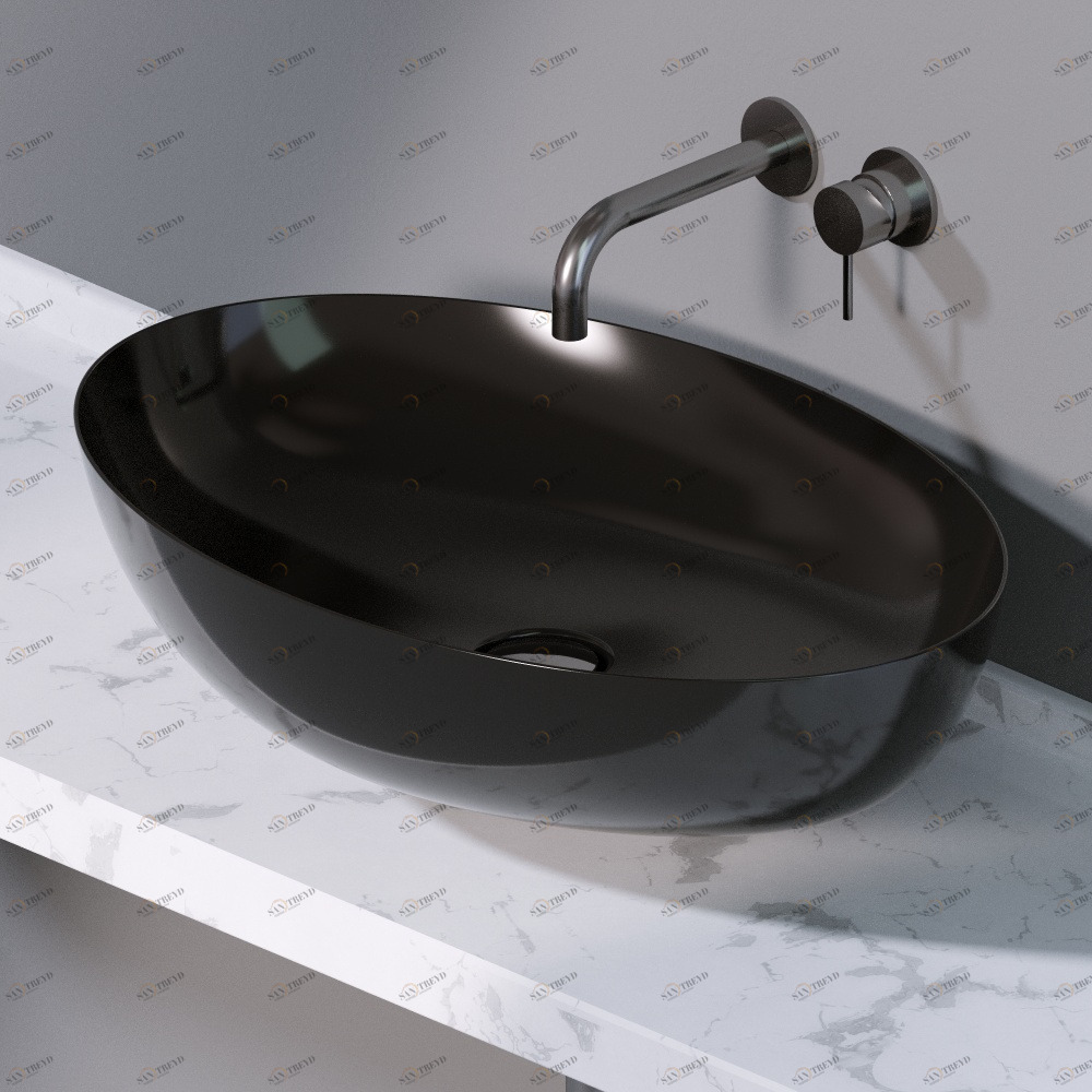 L600104 Накладная раковина на столешницу  овальная A. e T. Italia ELITE AeT ITALIA