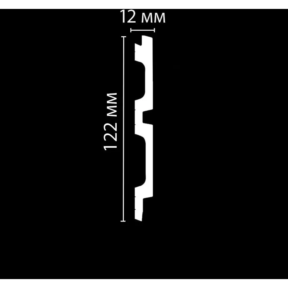 Панель потолочная полистирол ударопрочный Decomaster C7319/18 белый 12x122x2900 мм STLM-2072000 - Вид №1