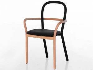 Porro Деревянный стул с подлокотниками