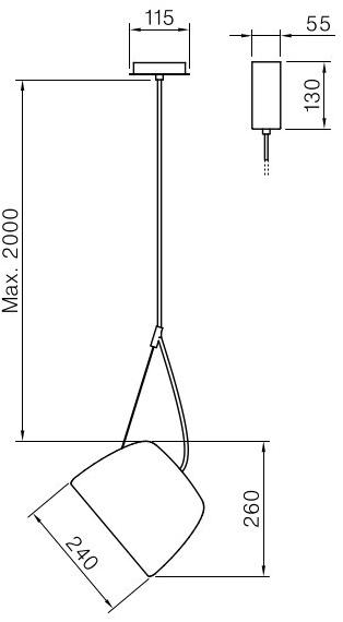 Hind Rabii Светодиодный подвесной светильник из алюминия Ice sun-id-1356490 - Вид №2