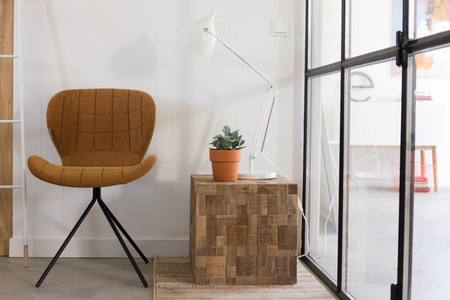 Стул OMG желто-коричневый Zuiver 1100171 - Вид №1