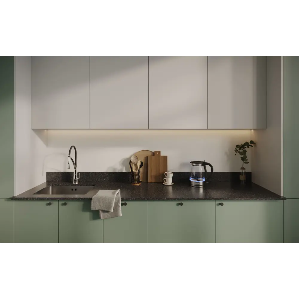 Мебельная ручка-кнопка KONSENSA Аян 28 мм матовая черная STLM-2118336 - Вид №7