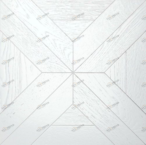 Модульный паркет Marco Ferutti Castello Castello Арктик Дуб с брашью (Текстурированная) 450х450 мм 2600600041