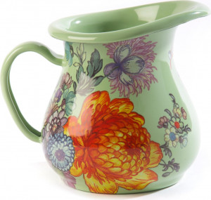 10654505 Mackenzie-Childs Молочник (зеленый) Flower Market Сталь