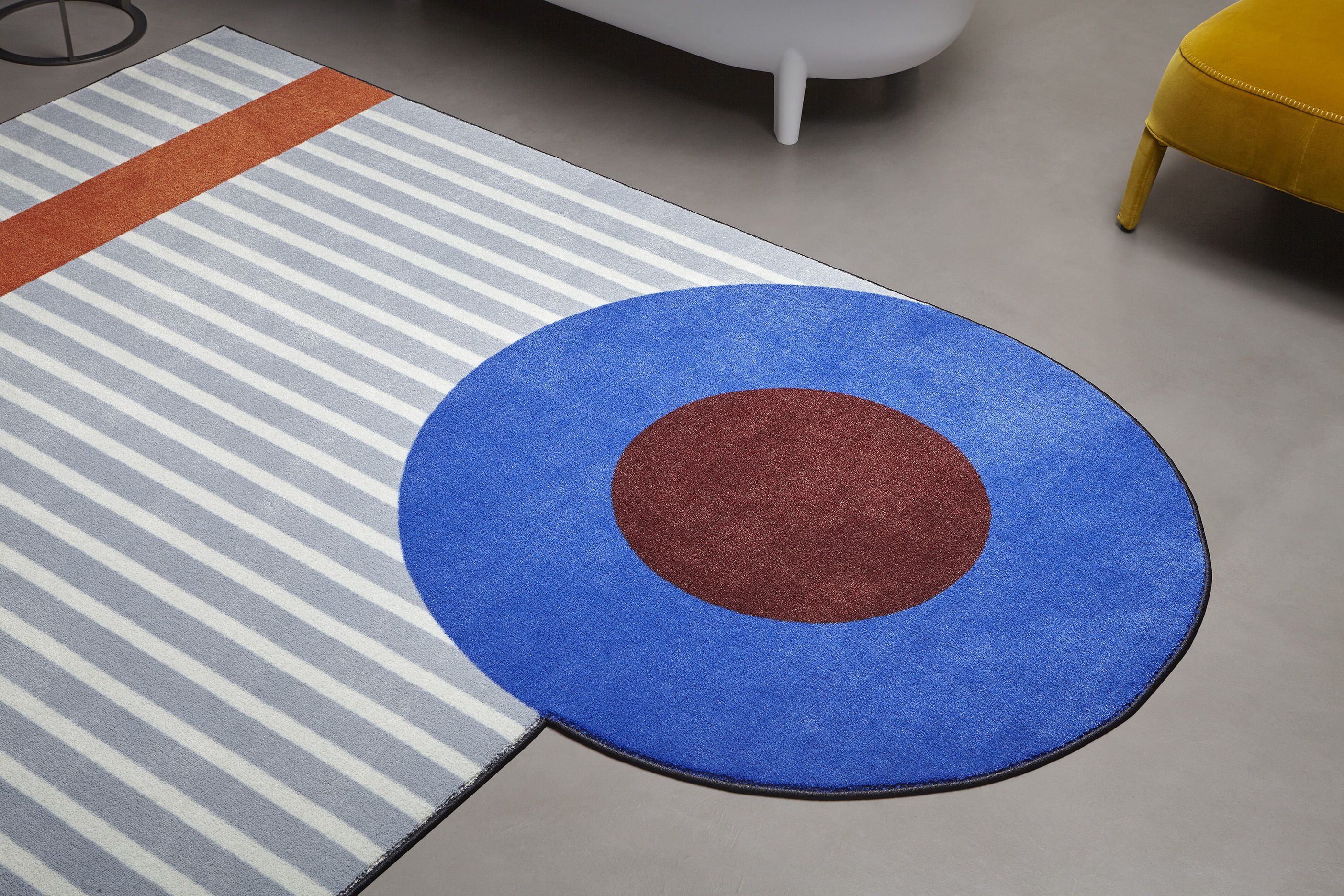 Ковер для ванной с геометрическим рисунком Antoniolupi летающая геометрия ARCH-00116046 - Вид №1