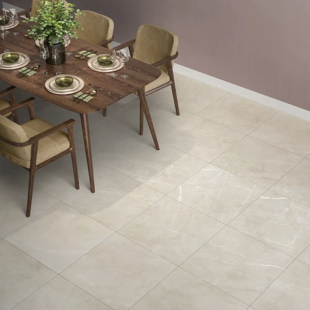 Глазурованный керамогранит Kerama Marazzi Мираж 60x60 см 1.44 м² матовый цвет светло-бежевый 89456504 STLM-2196274 - Вид №1