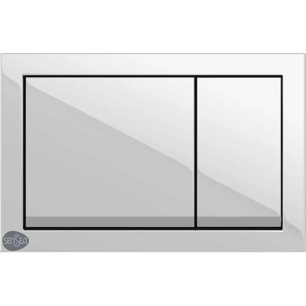 Кнопка двойного смыва Sensea Dana цвет белый STLM-2164582