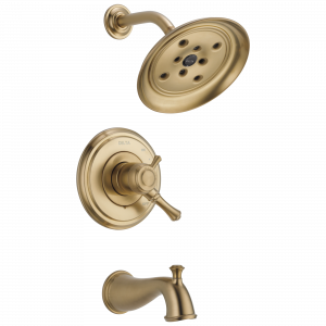 T17497-CZ Monitor® 17 Series H2Okinetic® для ванны и душа Delta Faucet Cassidy Шампанское бронза
