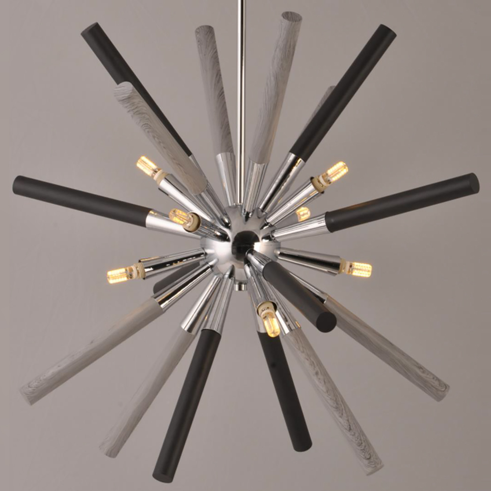 Подвесной светильник Sputnik 8 от Delight Collection MD6900-8A DELIGHT ДИЗАЙНЕРСКИЕ 243708 Черный  - Вид №1