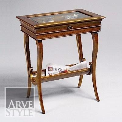 Arvestyle Низкий журнальный столик из массива дерева с вещевым ящиком Eleonora sun-id-1439021 - Вид №2