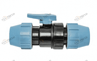 Кран шаровый 63x63 для труб ПНД UNIDELTA 1070064000010