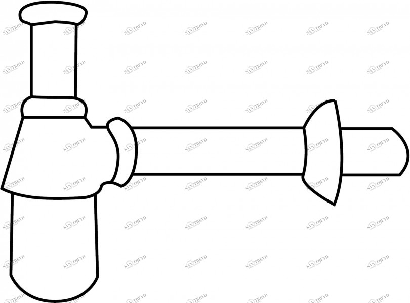 E78286-CP Латунный сифон для раковины с регулируемой высотой,горизонтальная подводка Jacobdelafon ОБЩАЯ КАТЕГОРИЯ Santreyd 