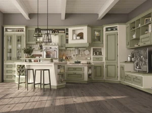 Cucine Lube Кухня из тополя с ручками Muratura