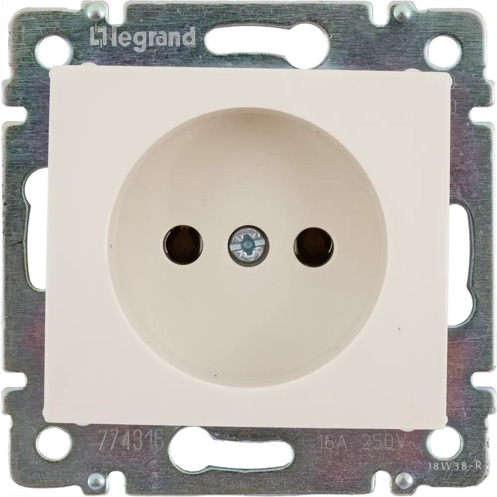Розетка без заземления Legrand Valena IP51, цвет слоновая кость 10283956 STLM-2143357
