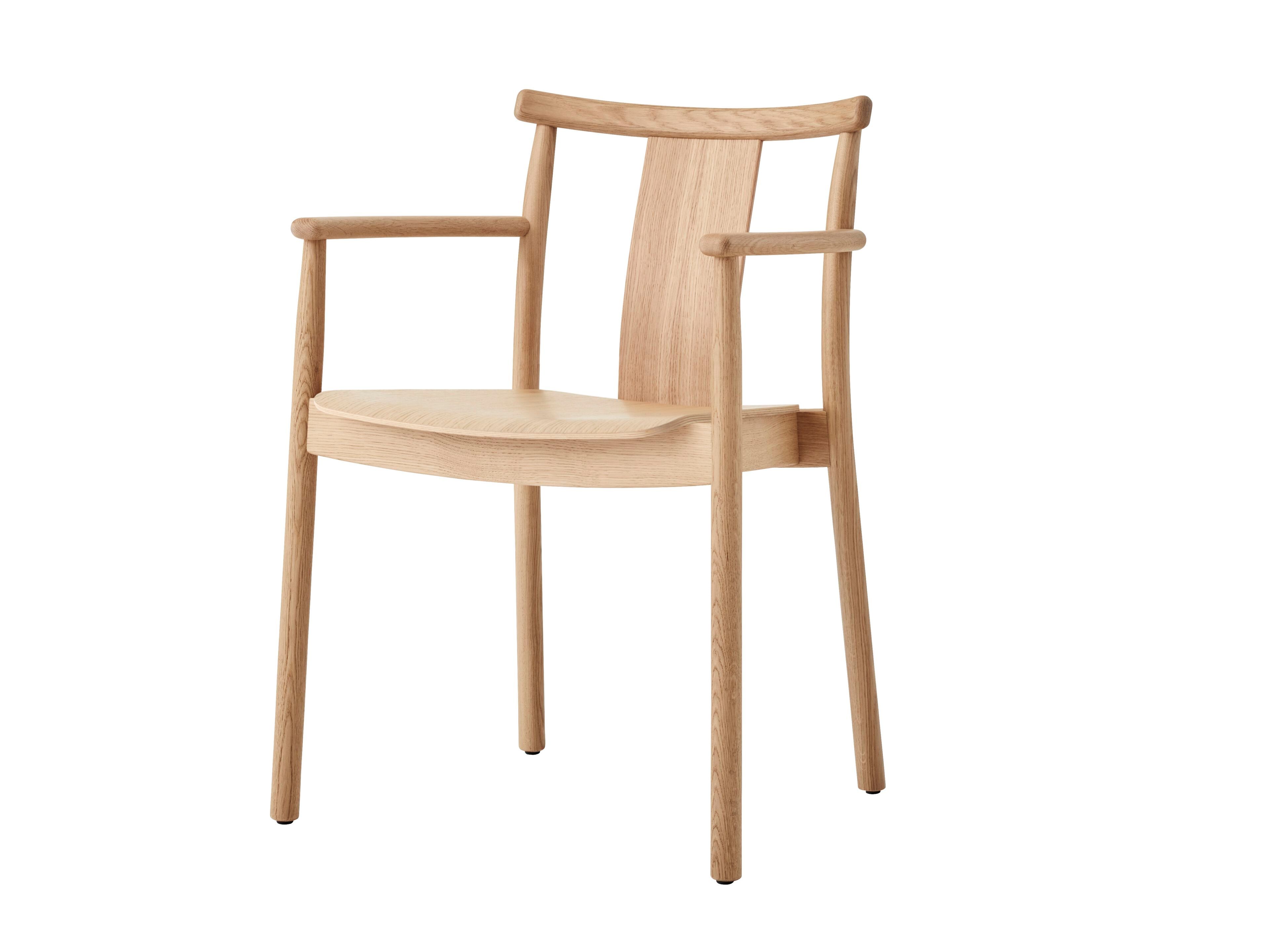 Дубовый стул с подлокотниками Audo Copenhagen Merkur ARCH-00029565