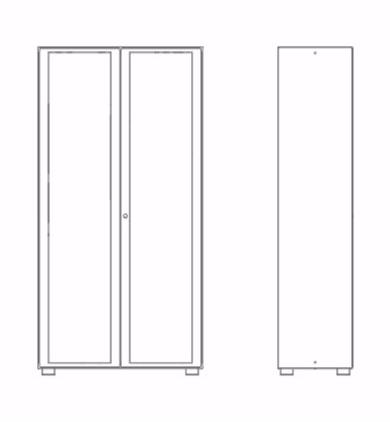 Dieffebi Офисный шкаф с звукопоглощающими дверцами Primo acoustic sun-id-1491312 - Вид №10