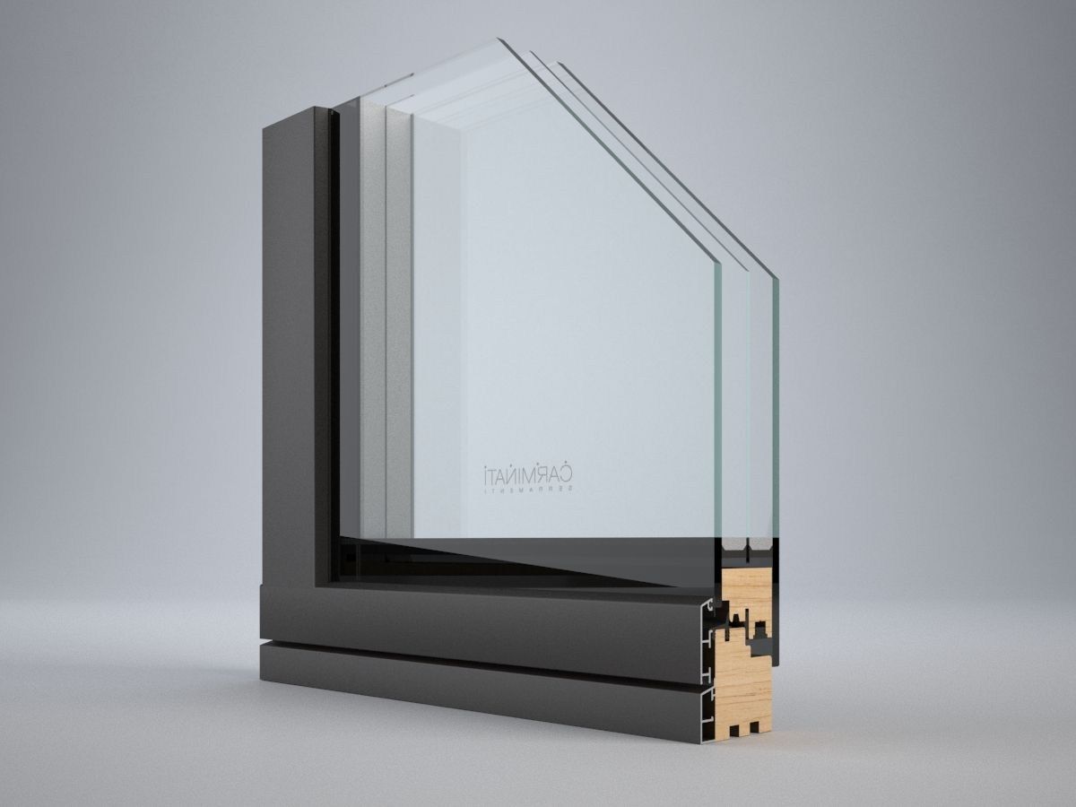 Раздвижные деревянные и стеклянные двери-окна с тройным остеклением Carminati Vitrum System ARCH-00044119 - Вид №7