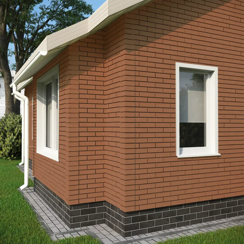 85637111 Угол наружный Фасайдинг Кирпич баварский терракот STLM-0064884 FINEBER  - Вид №1