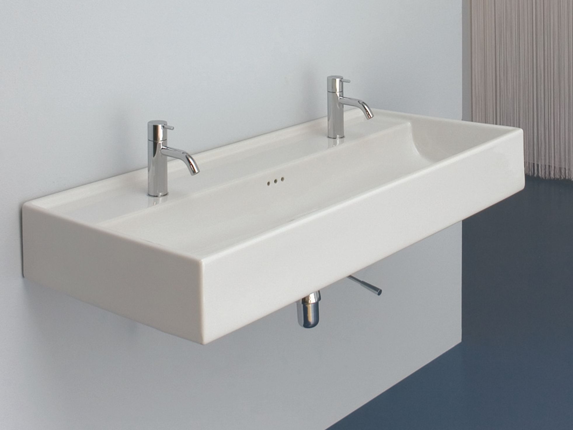 Керамическая прямоугольная подвесная раковина Rapsel ARCH-00107140