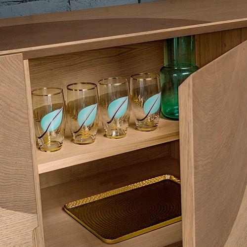 Devina Nais Комод с распашными дверцами и ящиками из массива дерева sun-id-1378263 - Вид №3