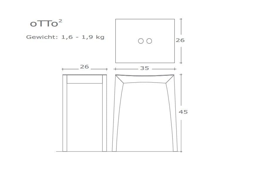 Деревянный низкий стул sixay furniture восемь ARCH-00027411 - Вид №12