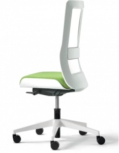 Wiesner-Hager Поворотное офисное кресло из ткани с 5 спицами на колесиках Poi 5430