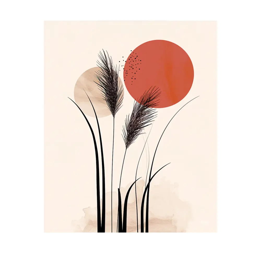 Santreyd Картина Терракотовый закат в современном стиле 40х50 см 89389387 STLM-1492262