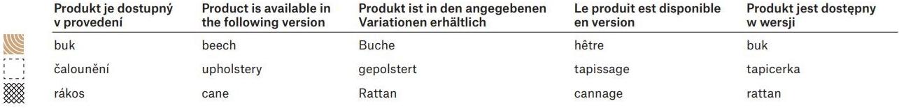 TON Вращающийся стул из дерева с 4-мя спицами sun-id-1503662 - Вид №9