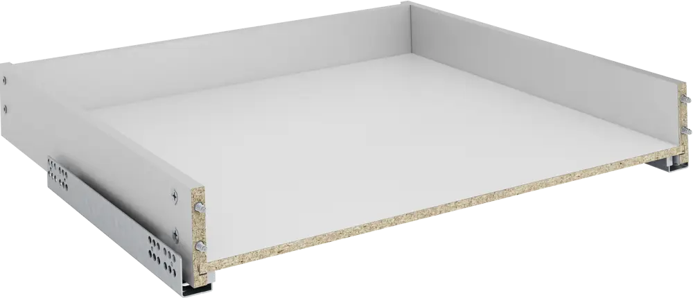 Выдвижной ящик Delinia для кухни 55.2 см серый ЛДСП 82169302