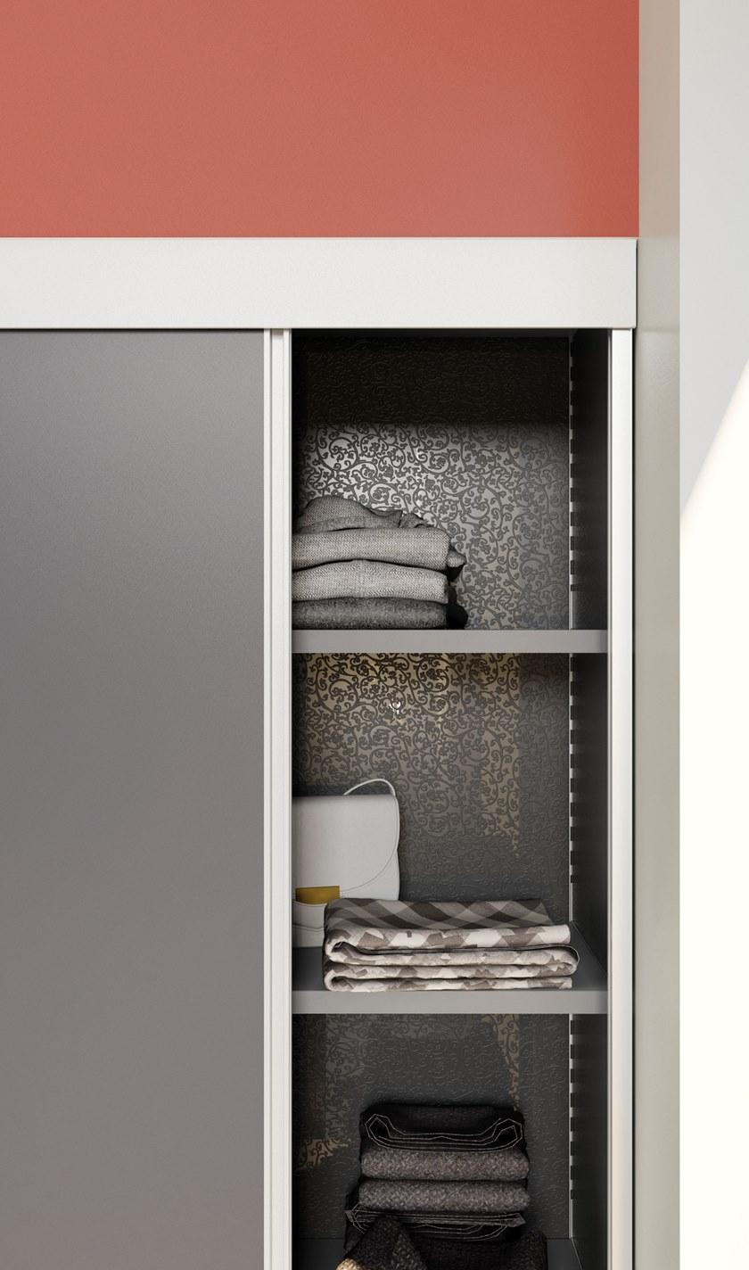 De Rosso Гардеробная со сверхлегкими раздвижными дверцами на заказ Aliante system sun-id-1402329 - Вид №18