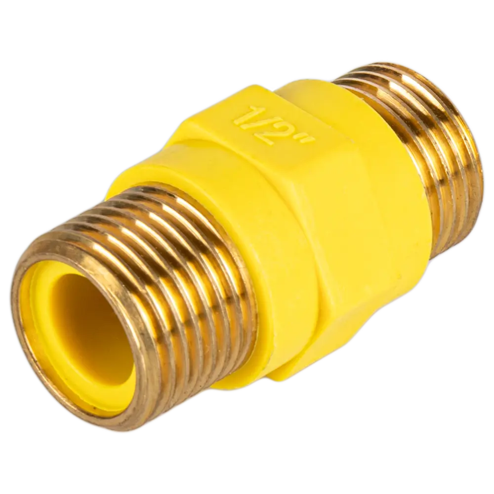 Диэлектрическая вставка для газа 1/2" НР мм пластик 89382962 STLM-2163305 Santreyd 