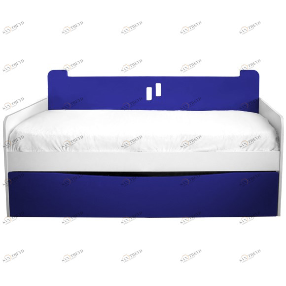 Детский диван-кровать с дополнительным спальным местом "Лежебока Бобби" МАНДАРИН ЧУДИКИ 178783 Синий Santreyd 