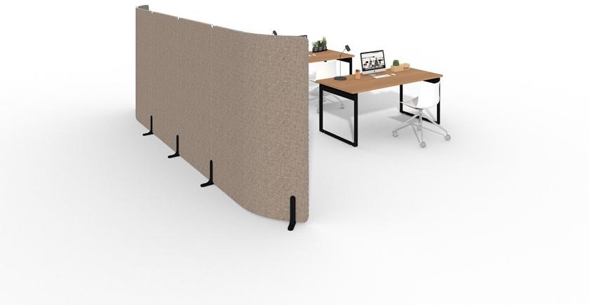 Martex Свободно стоящая офисная перегородка из ткани Nucleo sun-id-1407612 - Вид №4