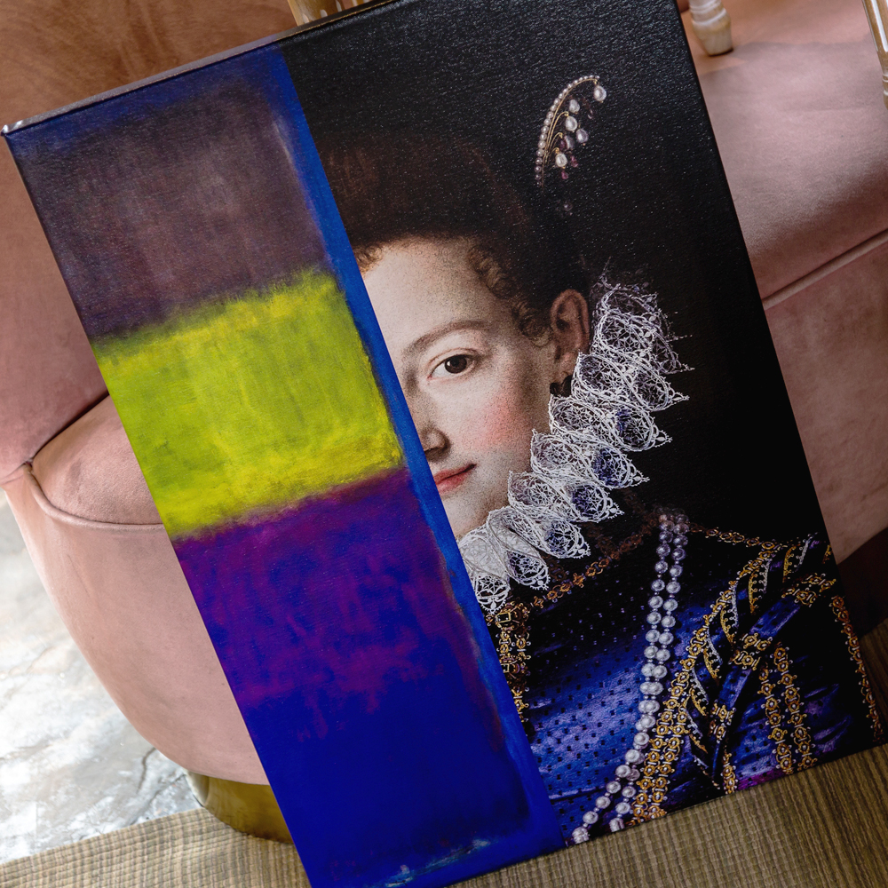 30101910 Арт-портрет «Кристина» (холст, галерейная натяжка) Object Desire  - Вид №12