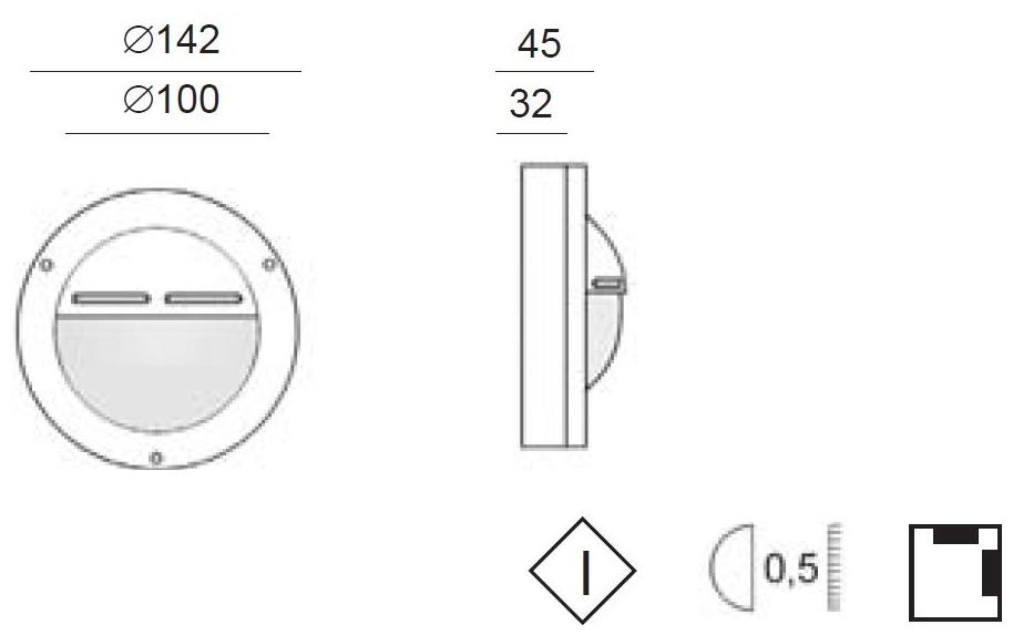 BEL-LIGHTING Бра Direct Light Turtle  1135  - Вид №1