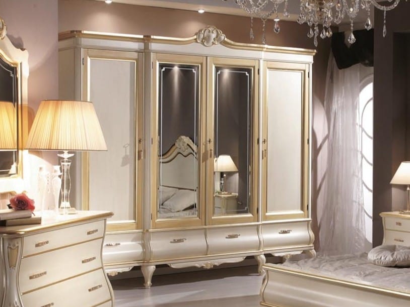 Шкаф из массива дерева с зеркалом GUERRA VANNI Amelia ARCH-00143382