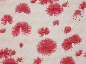 Жаккардовая ткань с цветочным рисунком