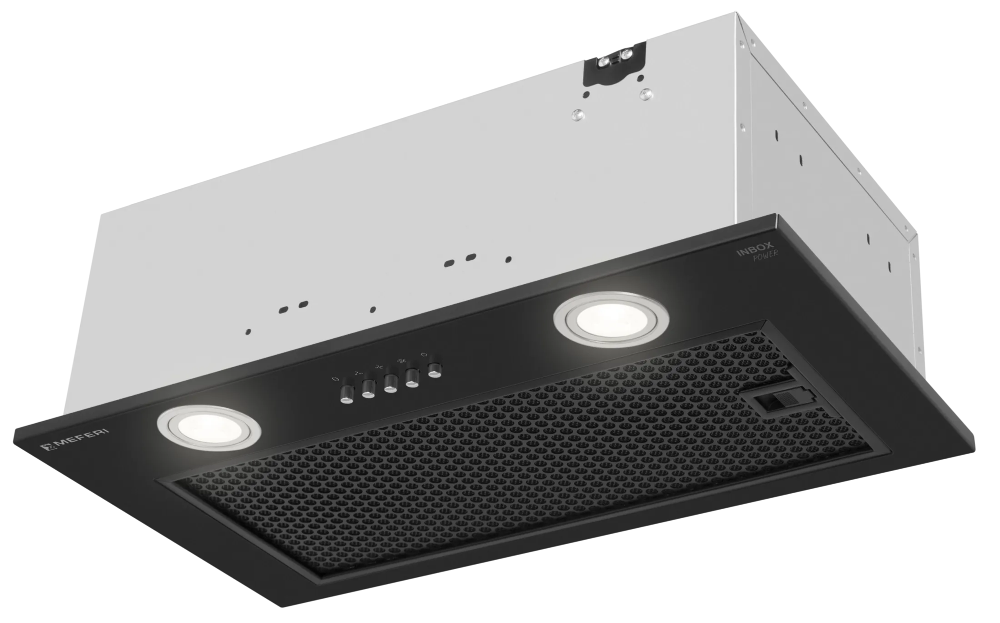 9168690 Вытяжка полновстраиваемая Meferi INBOX52BK POWER черный STDN-0113555 - Вид №3