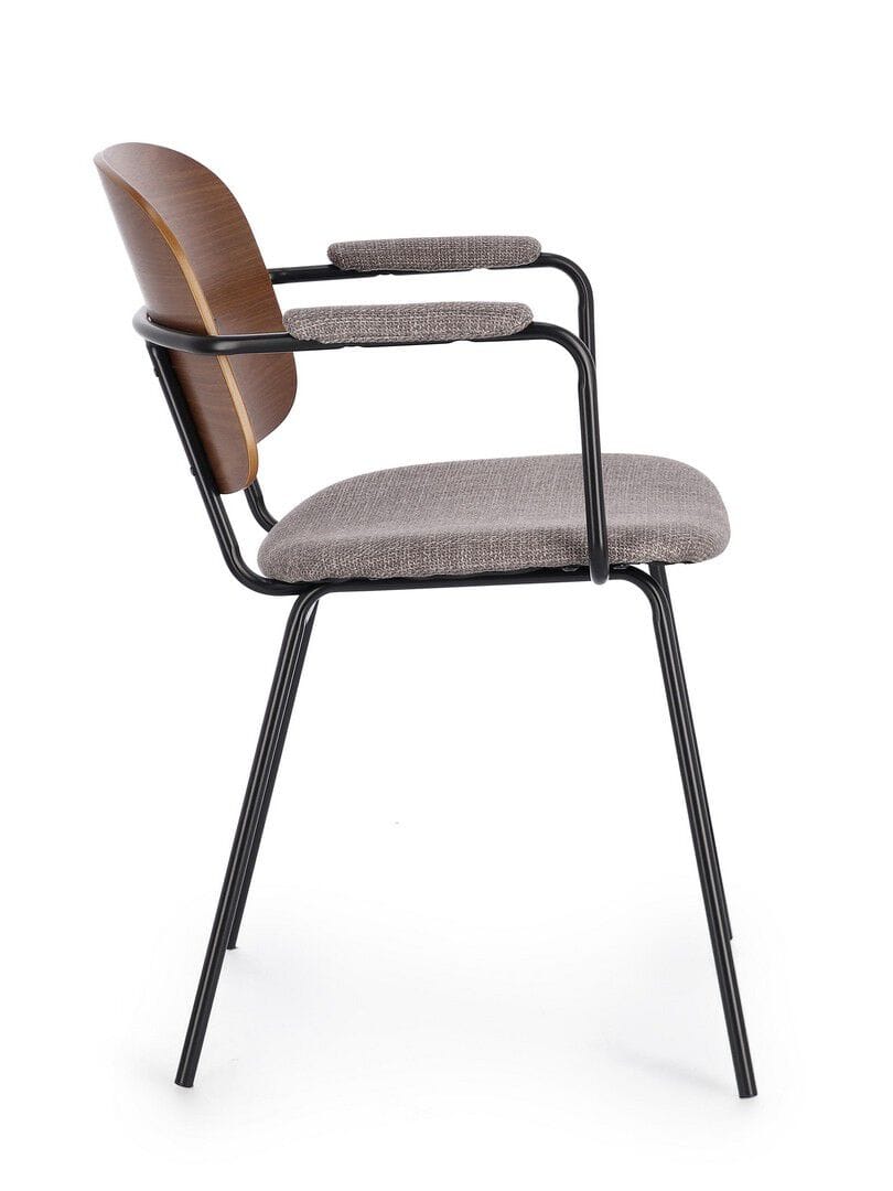 Деревянный стул с подлокотниками с мягким сиденьем BIZZOTTO SIENNA ARCH-00034334 - Вид №11