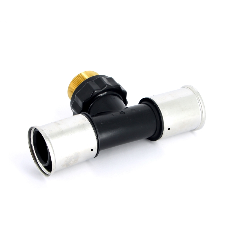 Тройник пресс-Н1/2" PVDF HENCO 50х1"1/2х50 14PK500850 - Вид №3