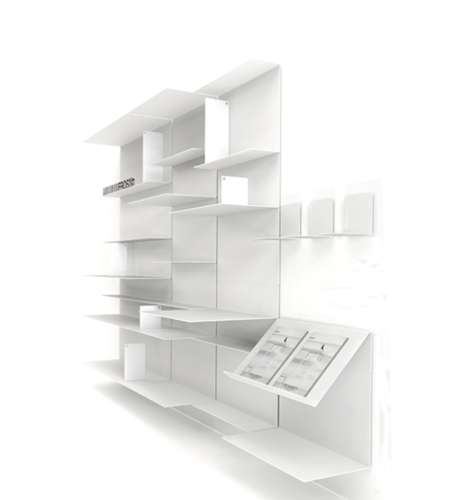 FROST Полка 4021 15x15x60cm » белая Алюминий Белый U4021-W  - Вид №2