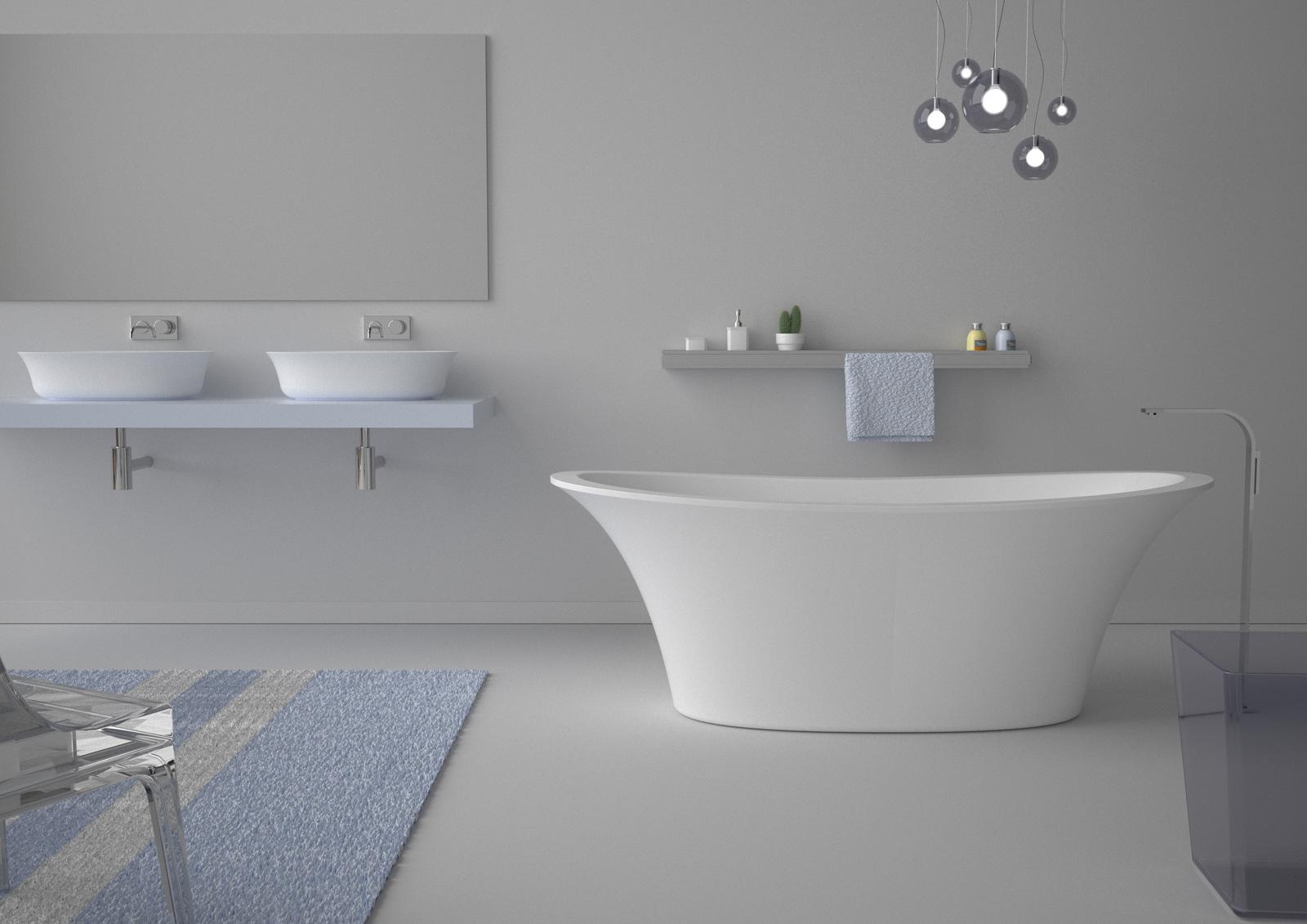 VAFL17 Акриловая ванна отдельностоящая GSG CERAMIC Flut - Вид №2