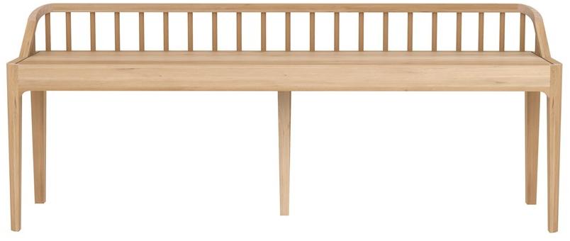 Ethnicraft Скамейка из дуба Oak spindle 51243 - Вид №1