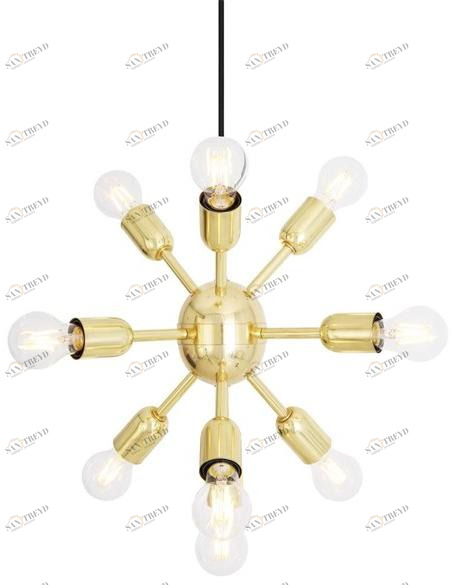 Mullan Lighting Подвесной светильник из латуни Glenties Mlf282 