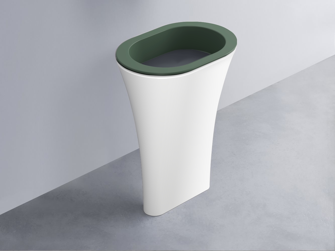 AMLA65-MU+AMPILO-BA+AMCOLO-BL Раковина Amedeo Ovale отдельностоящая cielo Enjoy + Amedeo Ceramica Cielo