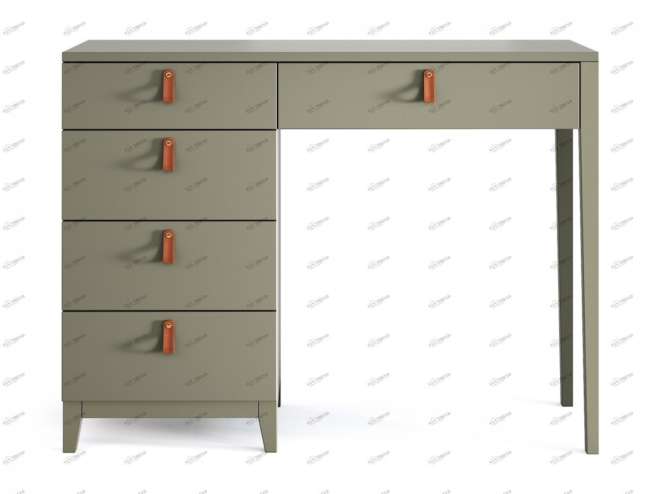 Туалетный столик с ящиками оливковый Jagger THE IDEA  210488 Зеленый 