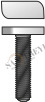 Винт SR 51 10 030 SR51 Tecfi M10 x 30 